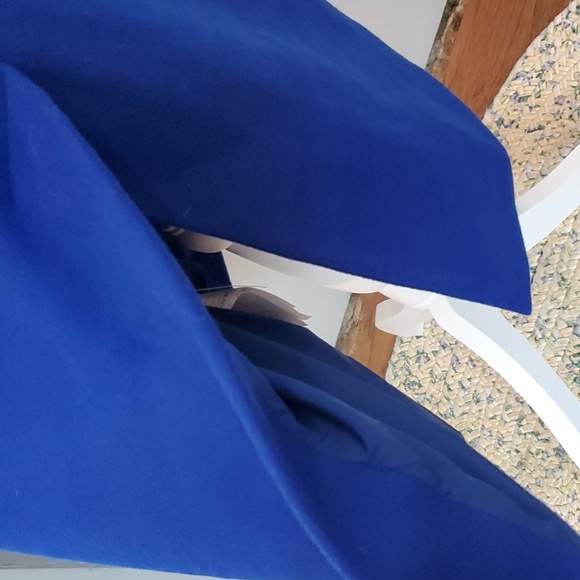 Abercrombie Royal Blue Wool Blend Dad Trench Coat SZ XL - Picture 6 of 9